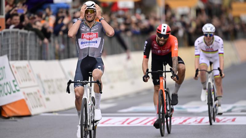 MILANO SANREMO: VITTORIA DI VAN DER POEL