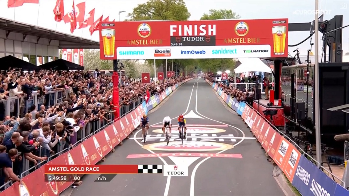 🚨🏆🚴🏻‍♂️🇳🇱Amstel Gold Race : Skjelmose beffa Pogačar e Evenepoel allo sprint !🇩🇰🇸🇮🇧🇪