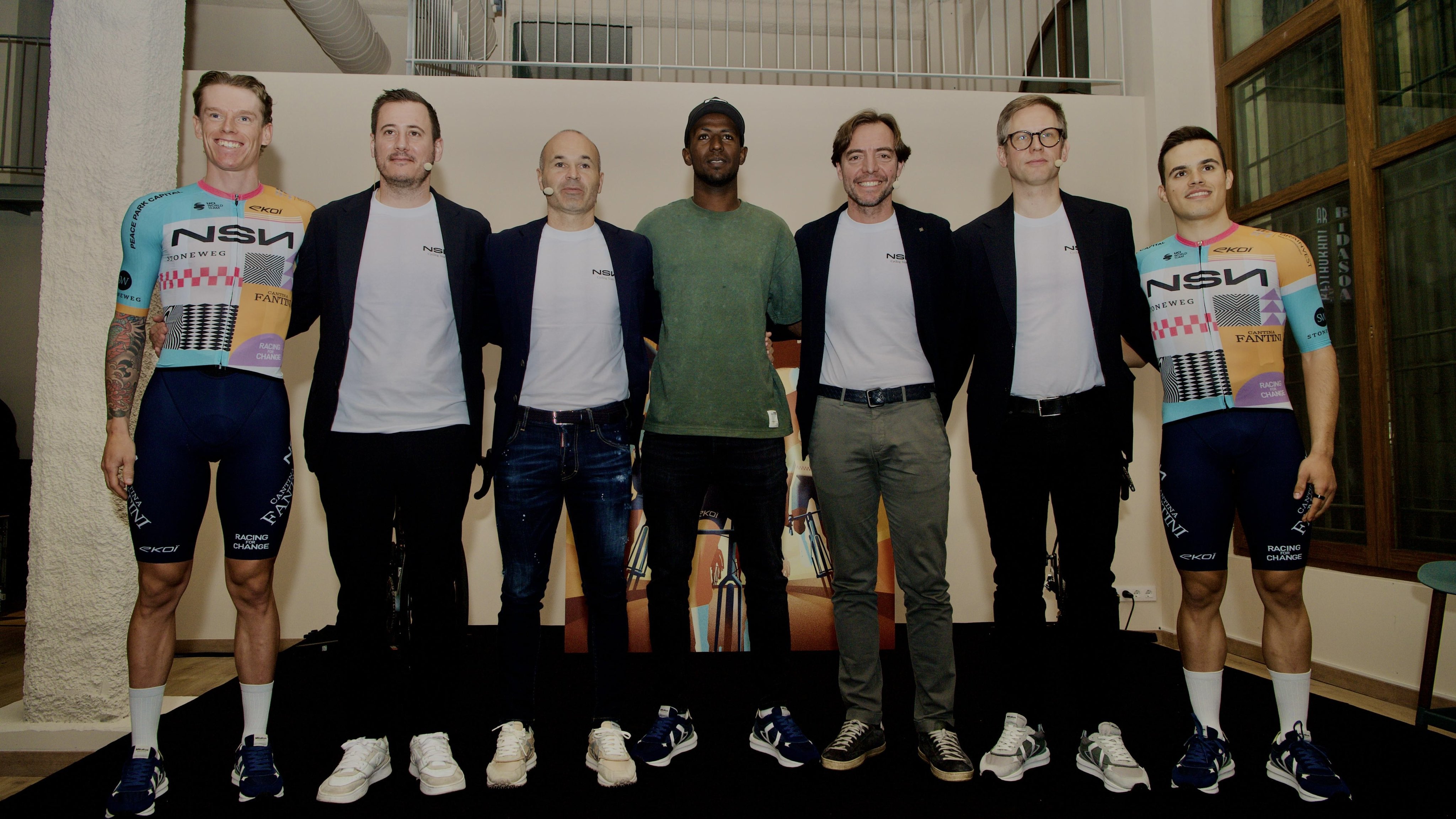 🚨🏆🚴🏻‍♂️🇨🇭Iniesta e Girmay: due pilastri della nuova NSN Cycling Team!🇪🇸🇪🇷