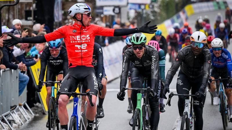 7° TAPPA PARIGI NIZZA: IL MALTEMPO ACCORCIA LA TAPPA E ANNULLA LO SPETTACOLO,  VINCE GODON IN VOLATA