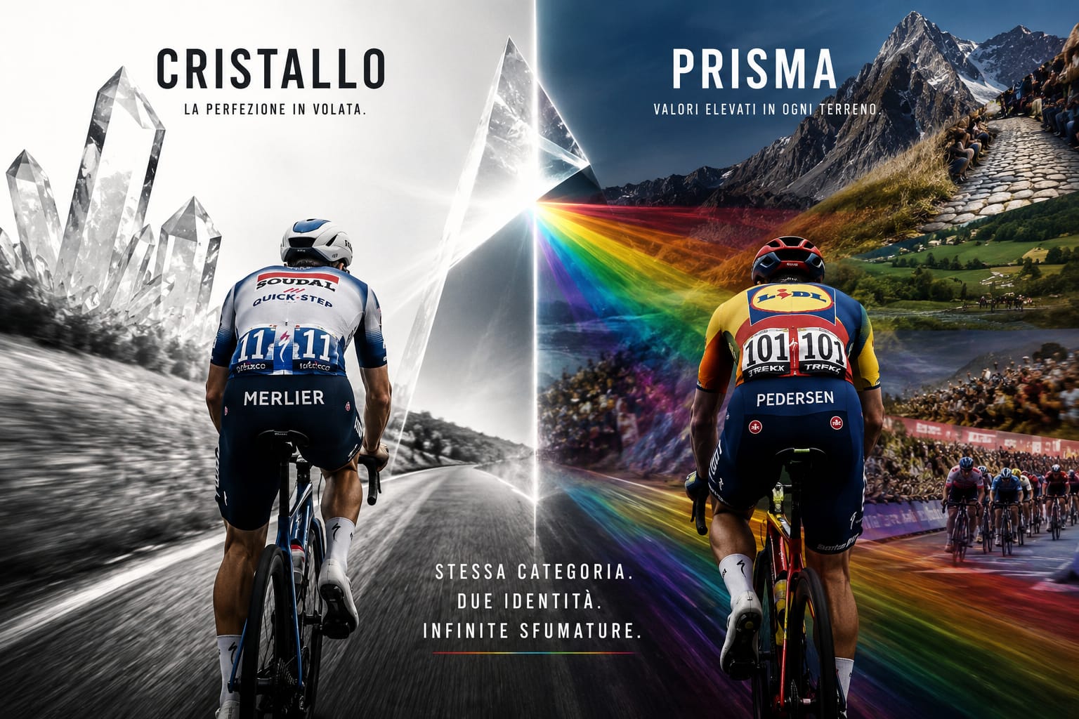 LO SPECCHIO DELLA CORSA: IL CONFRONTO TRA IL CRISTALLO E IL PRISMA