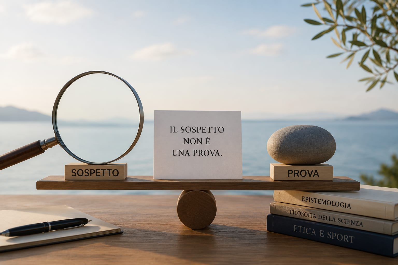 LO SPECCHIO DELLA CORSA: IL SOSPETTO NON È UNA PROVA