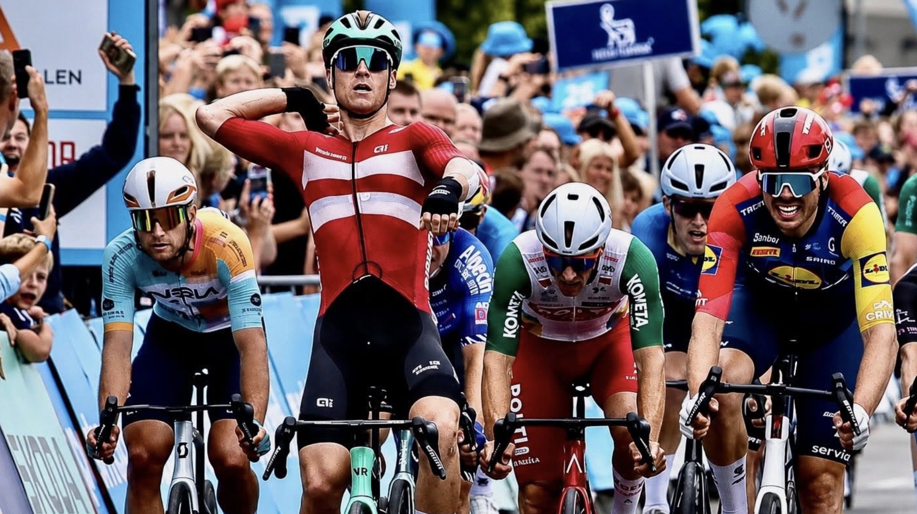 🚨🏆🚴🏻‍♂️🇩🇰Giro di Danimarca: Pedersen beffa i velocisti🇩🇰🏹