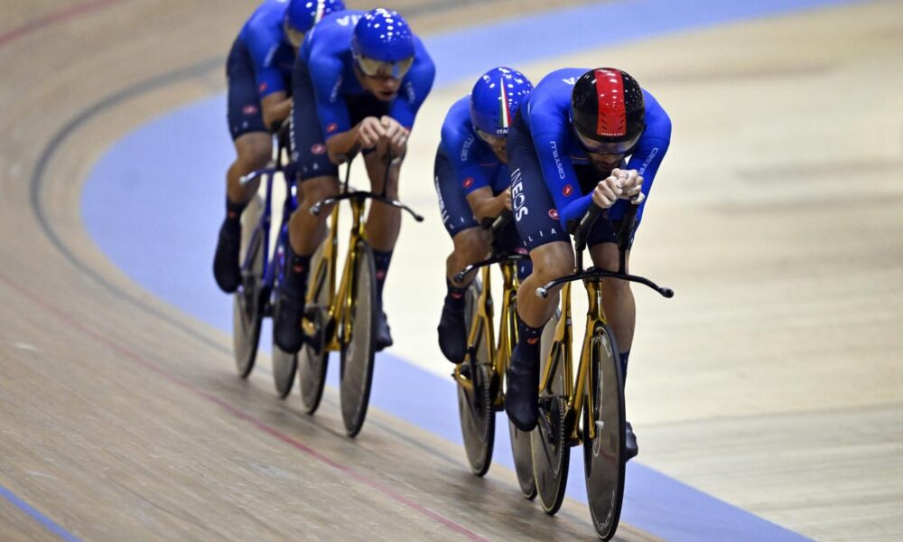 Mondiali su pista: doppia medaglia d'argento per l'Italia nell'inseguimento a squadre